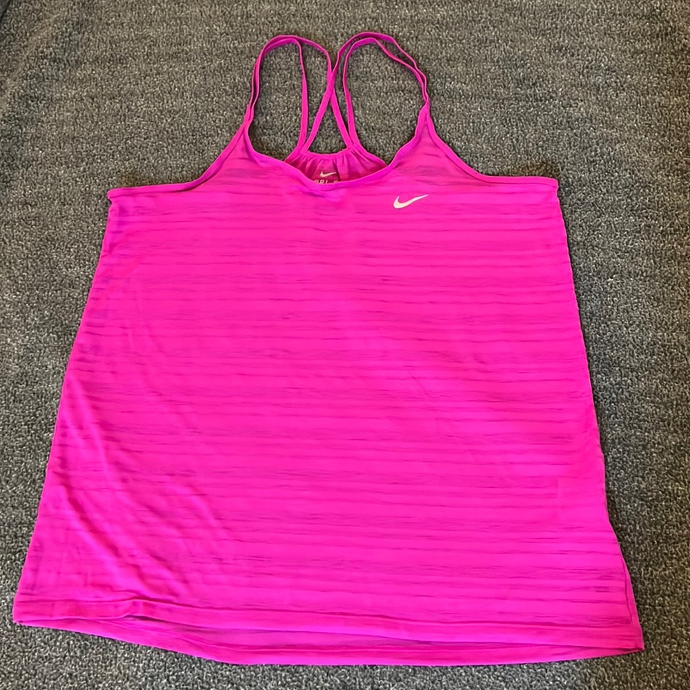 Nike Tank. Size M. Magenta. Worn 1-2 times. Perfect condition.